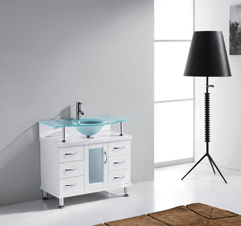 Image of Vincente 36" Single Bathroom Vanity MS-36-FG-ES
