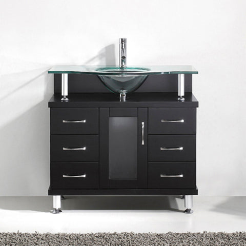 Image of Vincente 36" Single Bathroom Vanity MS-36-FG-ES