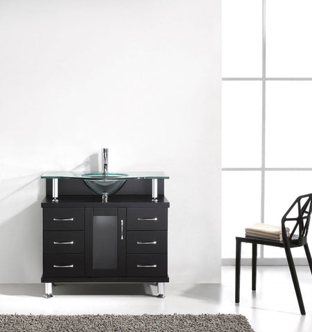 Image of Vincente 36" Single Bathroom Vanity MS-36-FG-ES