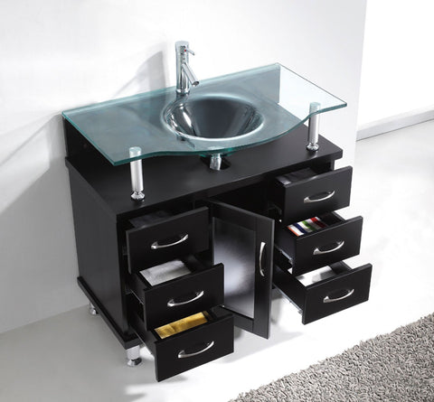 Image of Vincente 36" Single Bathroom Vanity MS-36-FG-ES