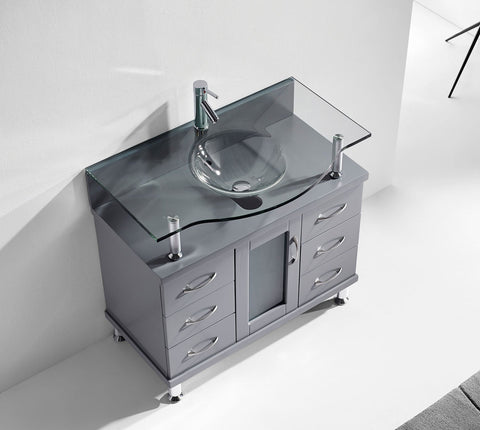 Image of Vincente 36" Single Bathroom Vanity MS-36-FG-ES
