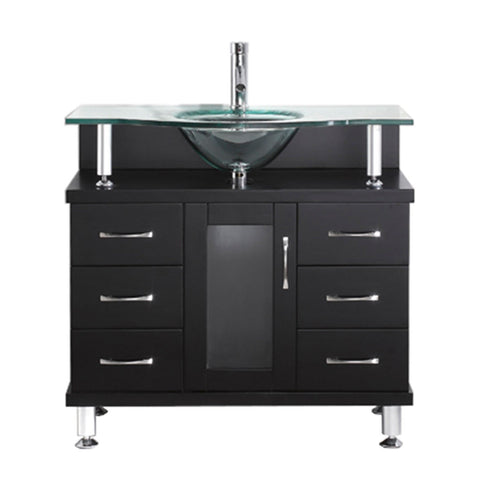 Image of Vincente 36" Single Bathroom Vanity MS-36-G-ES