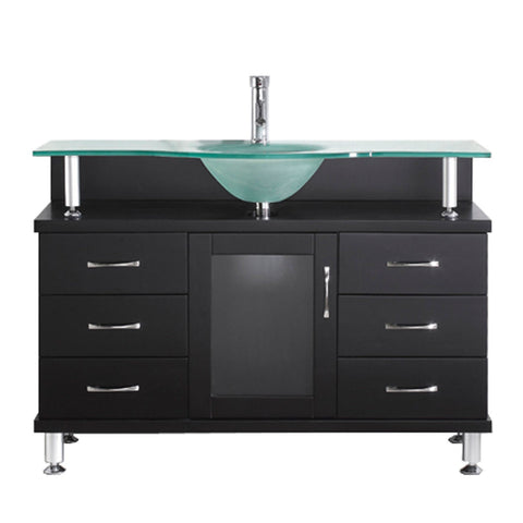 Image of Vincente 48" Single Bathroom Vanity MS-48-FG-ES