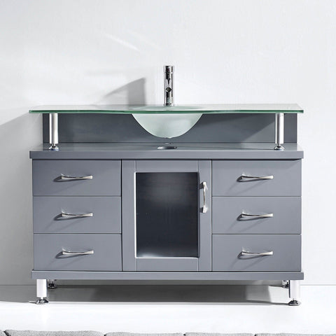 Image of Vincente 48" Single Bathroom Vanity MS-48-FG-ES