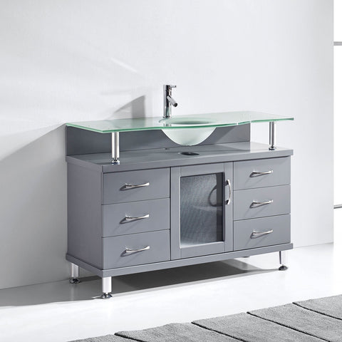 Image of Vincente 48" Single Bathroom Vanity MS-48-FG-ES