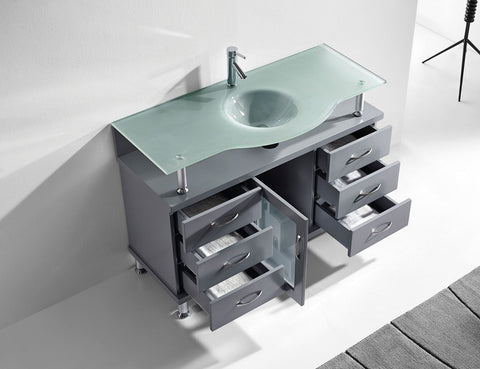 Image of Vincente 48" Single Bathroom Vanity MS-48-FG-ES