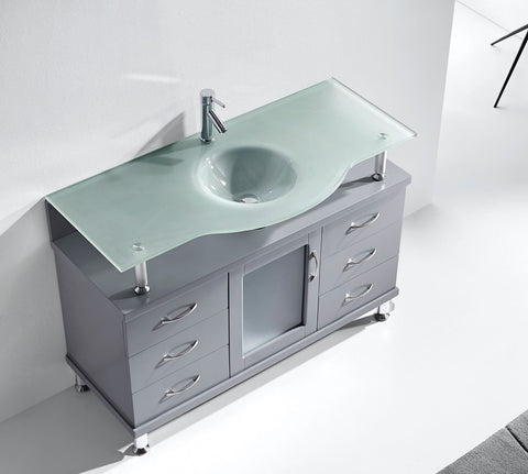 Image of Vincente 48" Single Bathroom Vanity MS-48-FG-ES