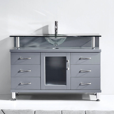 Image of Vincente 48" Single Bathroom Vanity MS-48-FG-ES