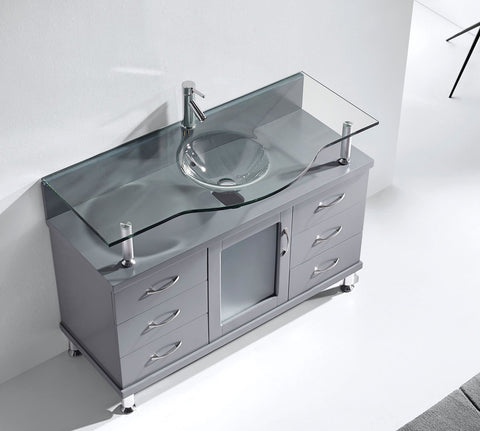 Image of Vincente 48" Single Bathroom Vanity MS-48-FG-ES