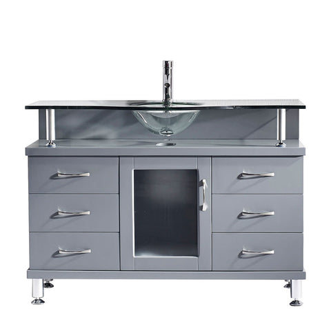 Image of Vincente 48" Single Bathroom Vanity MS-48-G-GR