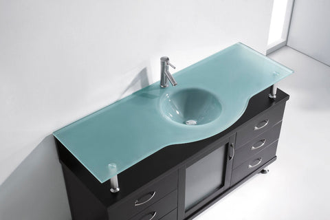 Image of Vincente 55" Single Bathroom Vanity MS-55-FG-ES
