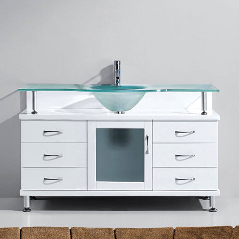 Image of Vincente 55" Single Bathroom Vanity MS-55-FG-ES