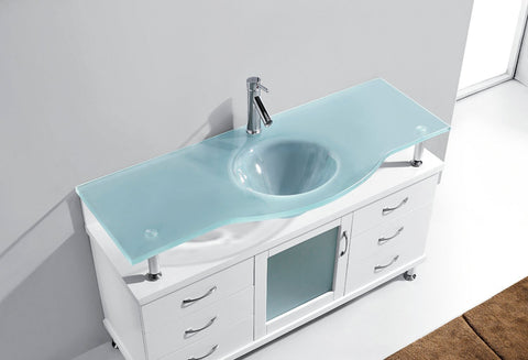 Image of Vincente 55" Single Bathroom Vanity MS-55-FG-ES