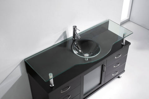 Image of Vincente 55" Single Bathroom Vanity MS-55-FG-ES