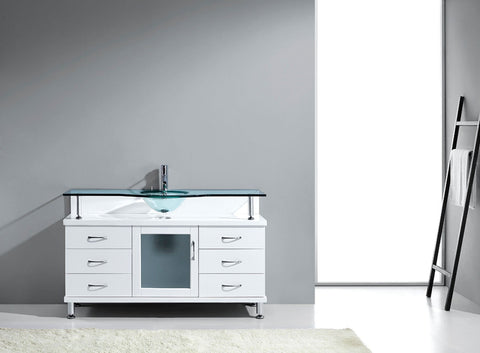 Image of Vincente 55" Single Bathroom Vanity MS-55-FG-ES