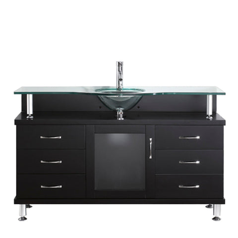 Image of Vincente 55" Single Bathroom Vanity MS-55-G-ES