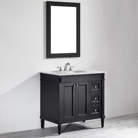 Image of Vinnova Catania 36" Contemporary Espresso Single Sink Vanity Set
