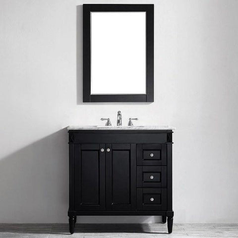 Image of Vinnova Catania 36" Contemporary Espresso Single Sink Vanity Set