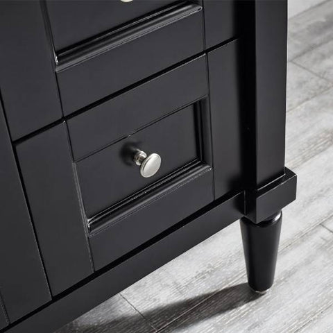 Image of Vinnova Catania 36" Contemporary Espresso Single Sink Vanity Set 715036-ES-CA