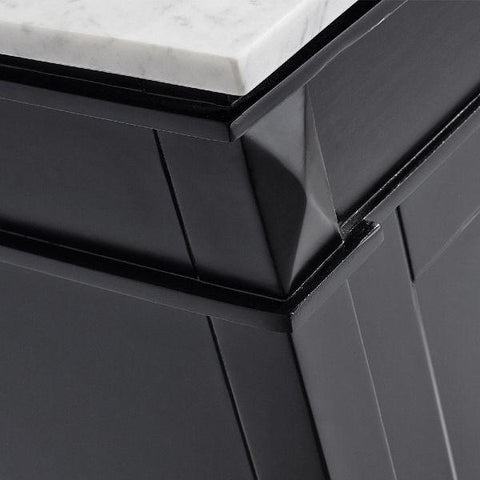 Image of Vinnova Catania 36" Contemporary Espresso Single Sink Vanity Set 715036-ES-CA