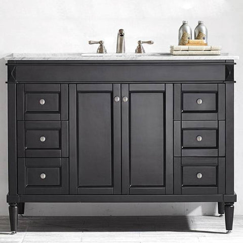 Image of Vinnova Catania 48" Contemporary Espresso Single Sink Vanity 715048-ES-CA-NM