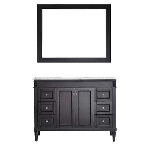 Image of Vinnova Catania 48" Contemporary Espresso Single Sink Vanity Set 715048-ES-CA 715048-ES-CA