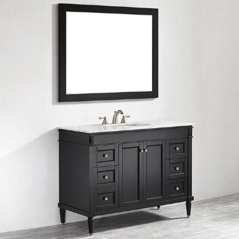 Image of Vinnova Catania 48" Contemporary Espresso Single Sink Vanity Set 715048-ES-CA 715048-ES-CA