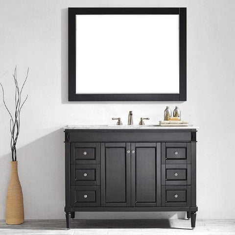 Image of Vinnova Catania 48" Contemporary Espresso Single Sink Vanity Set 715048-ES-CA 715048-ES-CA
