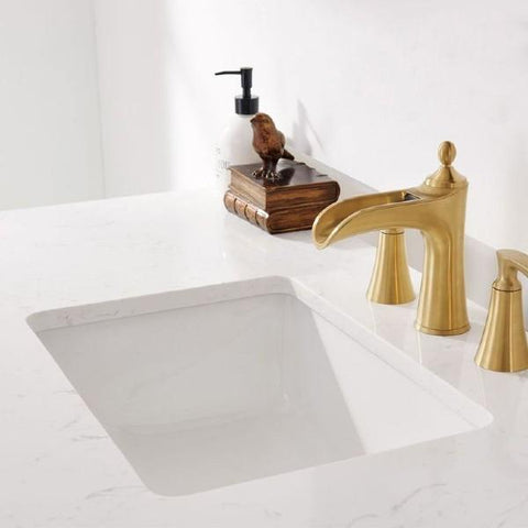 Image of Vinnova Charlotte 48" Transitional Green Vanity 735048-FG-CQS-NM