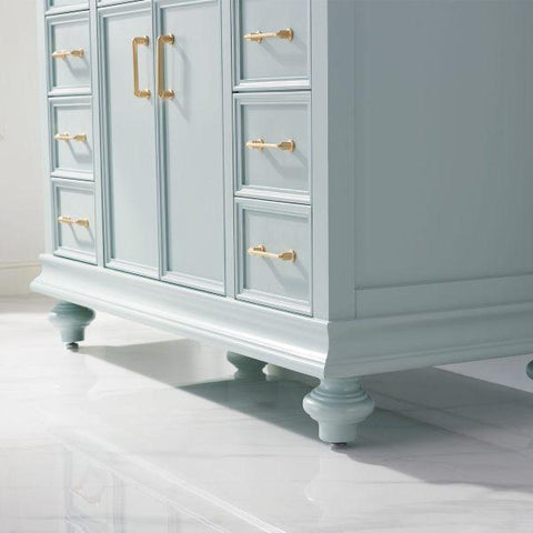 Image of Vinnova Charlotte 48" Transitional Green Vanity 735048-FG-CQS-NM