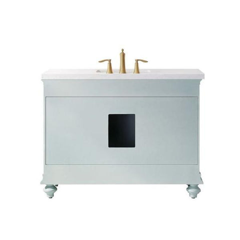 Image of Vinnova Charlotte 48" Transitional Green Vanity 735048-FG-CQS-NM