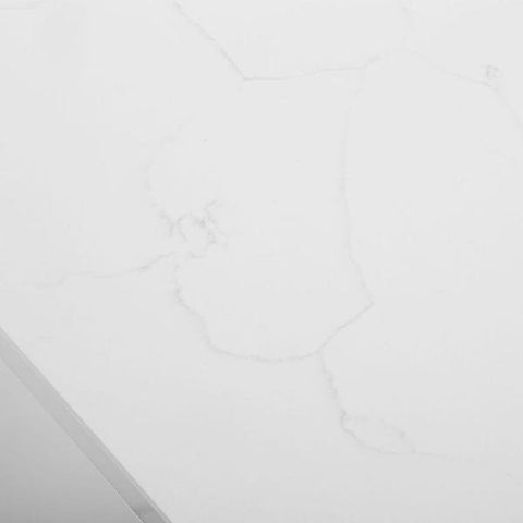 Image of Vinnova Charlotte 48" Transitional White Single Sink Vanity Set 735048-WH-CQS