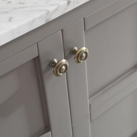 Image of Vinnova Florence 60" Transitional Grey Double Sink Vanity Set 713060-GR-CA 713060-GR-CA