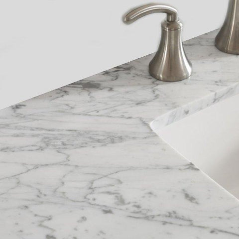 Image of Vinnova Florence 60" Transitional Grey Double Sink Vanity Set 713060-GR-CA 713060-GR-CA