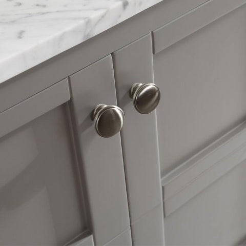 Image of Vinnova Florence 72" Transitional Grey Double Sink Vanity Set 713072-GR-CA