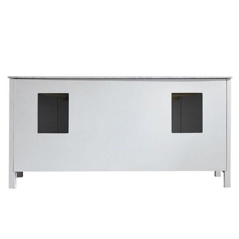 Image of Vinnova Gela 72" Modern White Double Sink Vanity 723072-WH-CA-NM