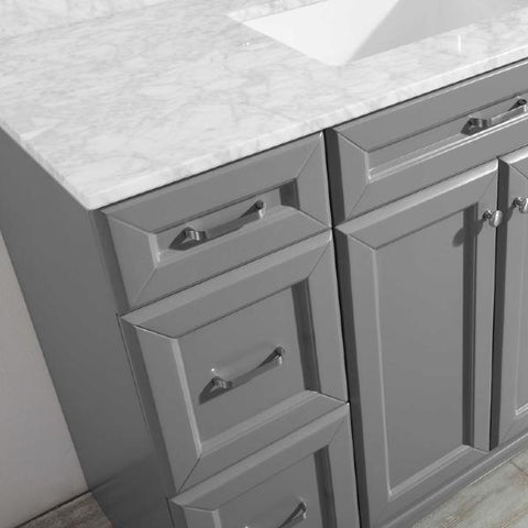 Image of Vinnova Pavia 48” Contemporary Grey Single Sink Vanity Set 710048-GR-CA 710048-GR-CA