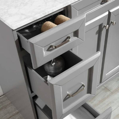 Image of Vinnova Pavia 48” Contemporary Grey Single Sink Vanity Set 710048-GR-CA 710048-GR-CA