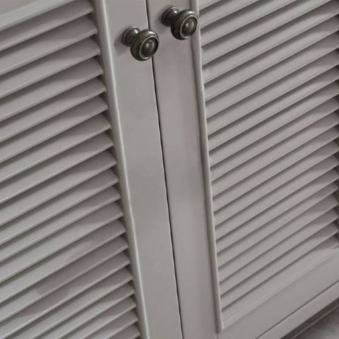 Image of Vinnova Piedmont 72" Transitional Grey Double Sink Vanity Set 708072-GR-CA 708072-GR-CA