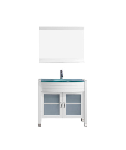 Image of Virtu USA Ava 36" Single Bathroom Vanity UM-3071-G-WH