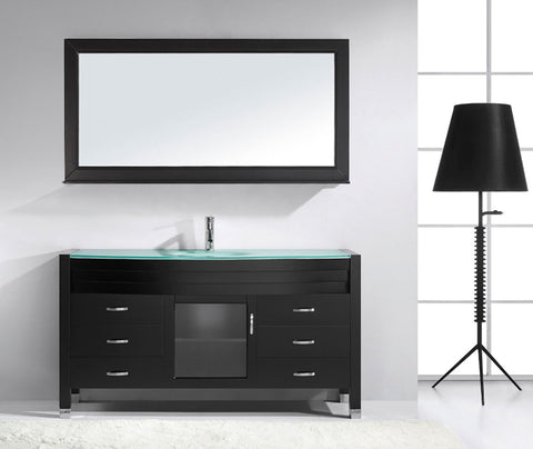 Image of Virtu USA Ava 61" Single Bathroom Vanity MS-5061-G-ES