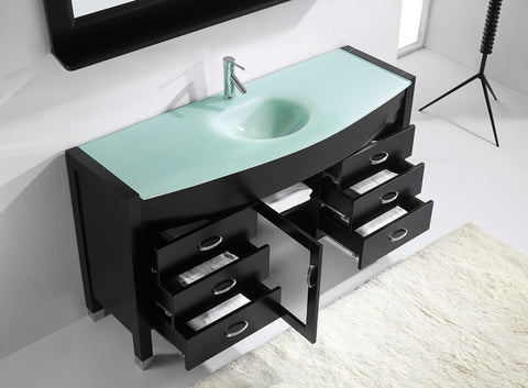 Image of Virtu USA Ava 61" Single Bathroom Vanity MS-5061-G-ES