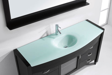 Image of Virtu USA Ava 61" Single Bathroom Vanity MS-5061-G-ES