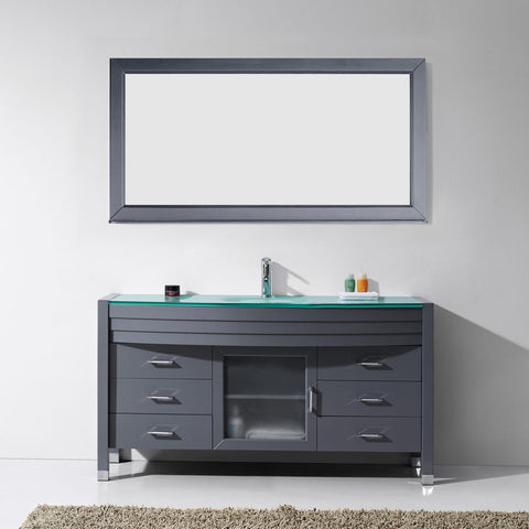 Image of Virtu USA Ava 61" Single Bathroom Vanity MS-5061-G-ES