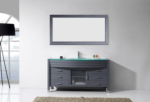 Image of Virtu USA Ava 61" Single Bathroom Vanity MS-5061-G-ES
