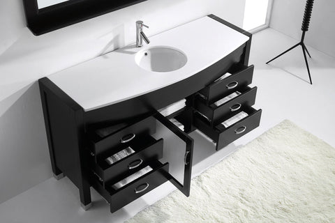 Image of Virtu USA Ava 61" Single Bathroom Vanity MS-5061-G-ES