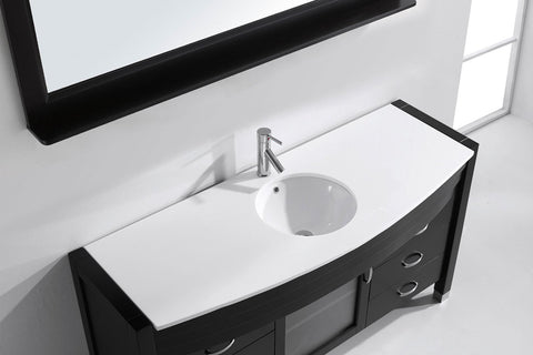 Image of Virtu USA Ava 61" Single Bathroom Vanity MS-5061-G-ES