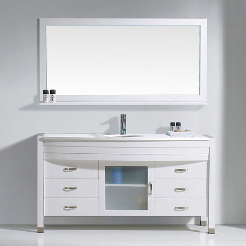 Image of Virtu USA Ava 61" Single Bathroom Vanity MS-5061-G-ES