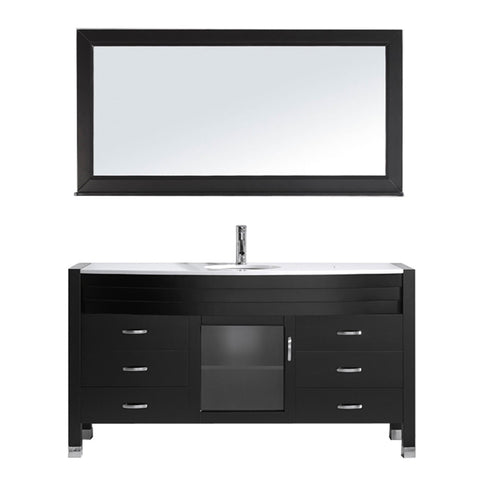 Image of Virtu USA Ava 61" Single Bathroom Vanity MS-5061-S-ES
