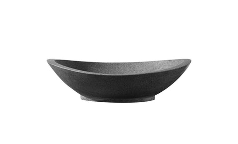 Image of Virtu USA Bia Natural Stone Bathroom Vessel Sink in G654 Granite VST-2071-BAS